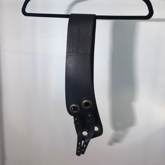 Wide leather belt from Anthropologie - Picture 2 of 8